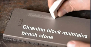 Cleaning block maintains bench stone.jpg