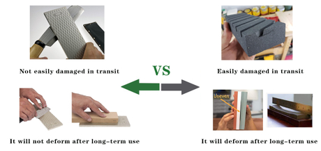 ダイヤモンドシャープニングストーンと通常のWhetstone.jpgの違い