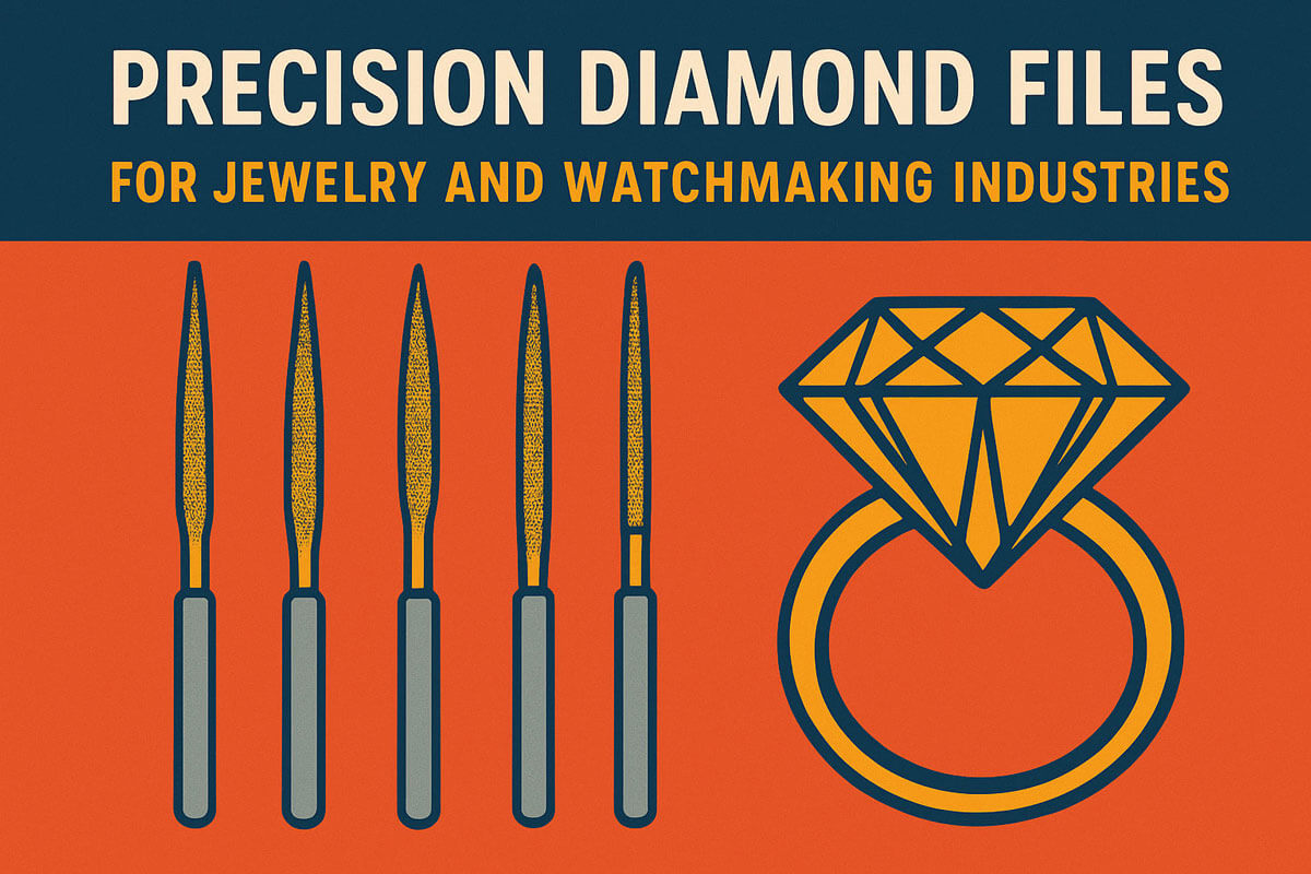 Precision Diamond Files for Jewelry and Watchmaking Industries