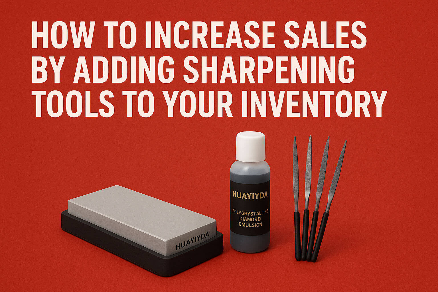 How To Increase Sales by Adding Sharpening Tools To Your Inventory