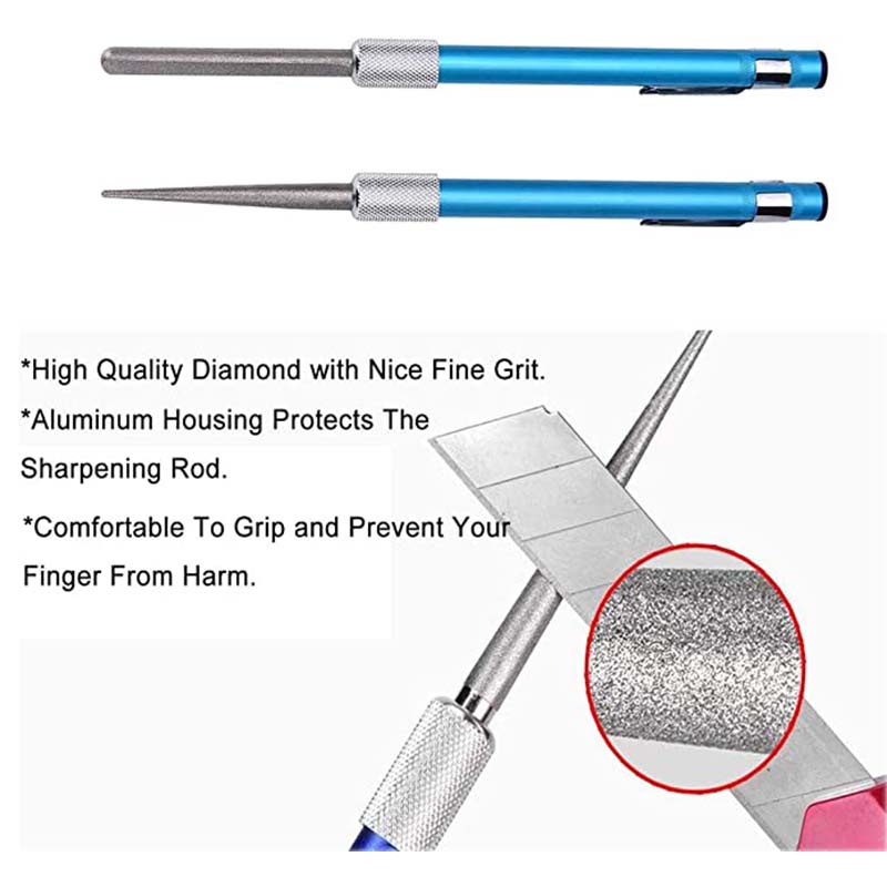 Diamond Dual File Sharpening Rods for Knife and Fishing Hook